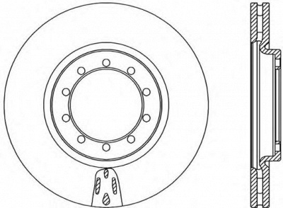 OPEN PARTS bda231920 -  Тормозной диск
